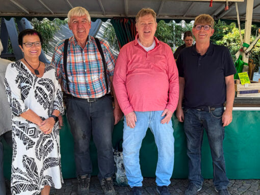 SPD begrüßt Michael Bremke als Nachfolger von Günter Deitelhoff auf dem Plettenberger Wochenmarkt  – 4.7.2026